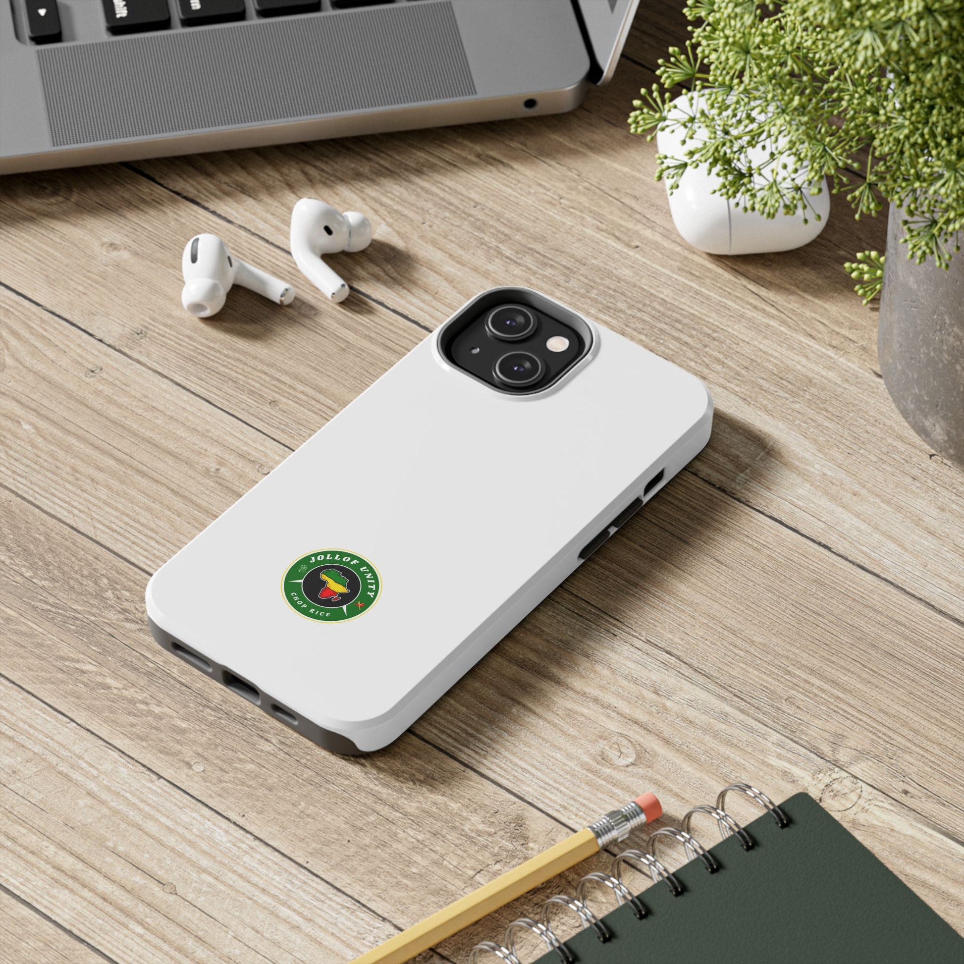 Tough Phone Case — Colorful Retro Badge Design (Durable Protective Phone Cover)