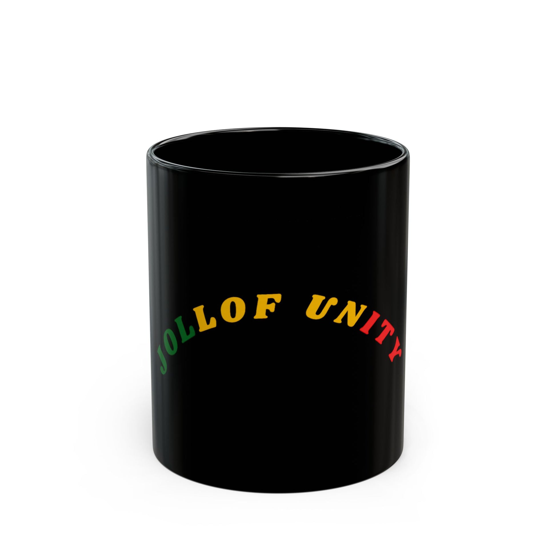 Black Ceramic Mug — "Soul of Unity" Rasta Pride Coffee Cup (11oz & 15oz)