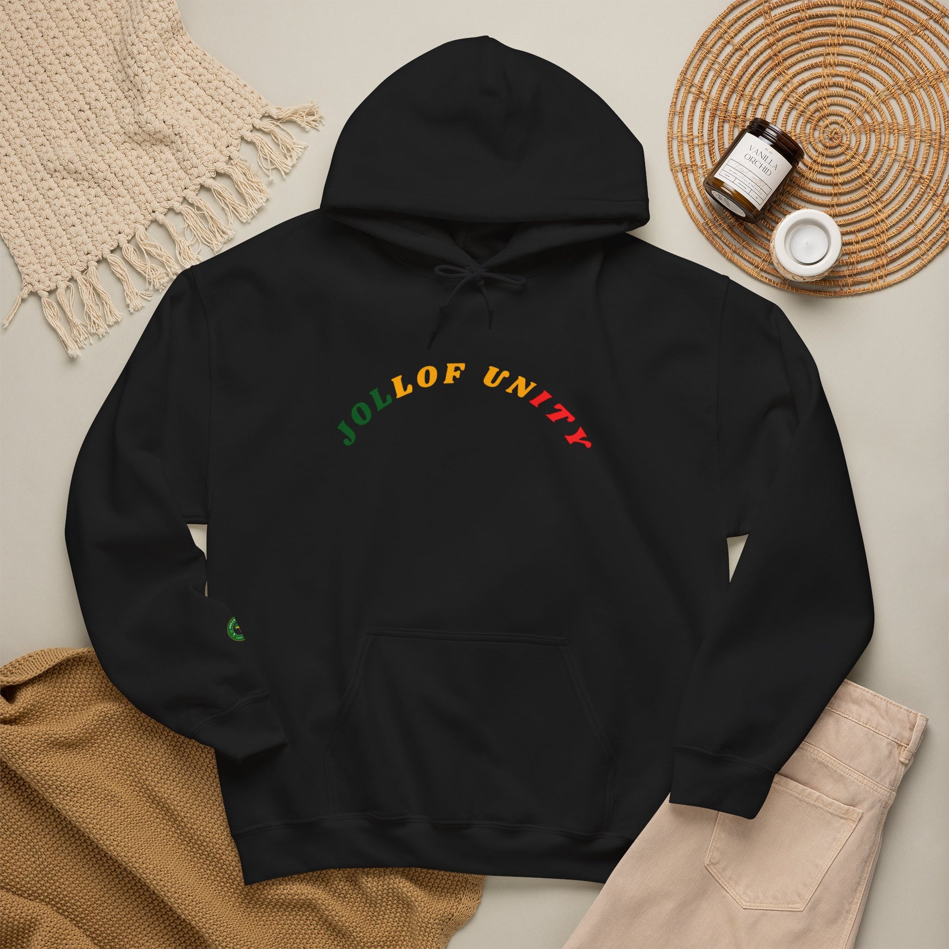 Jollof Unity Hoodie – Colorful Pan-African Pride Pullover