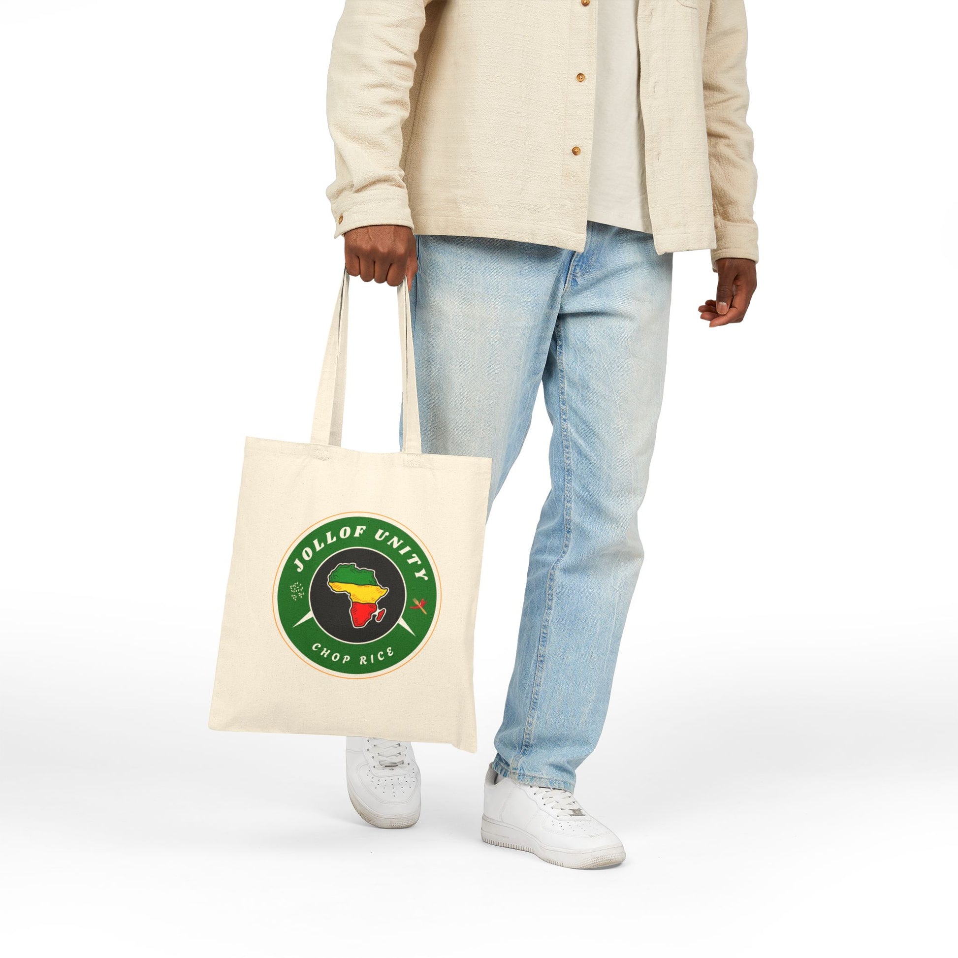 JollofUnity Tote Bag | Eco-Friendly Market Bag