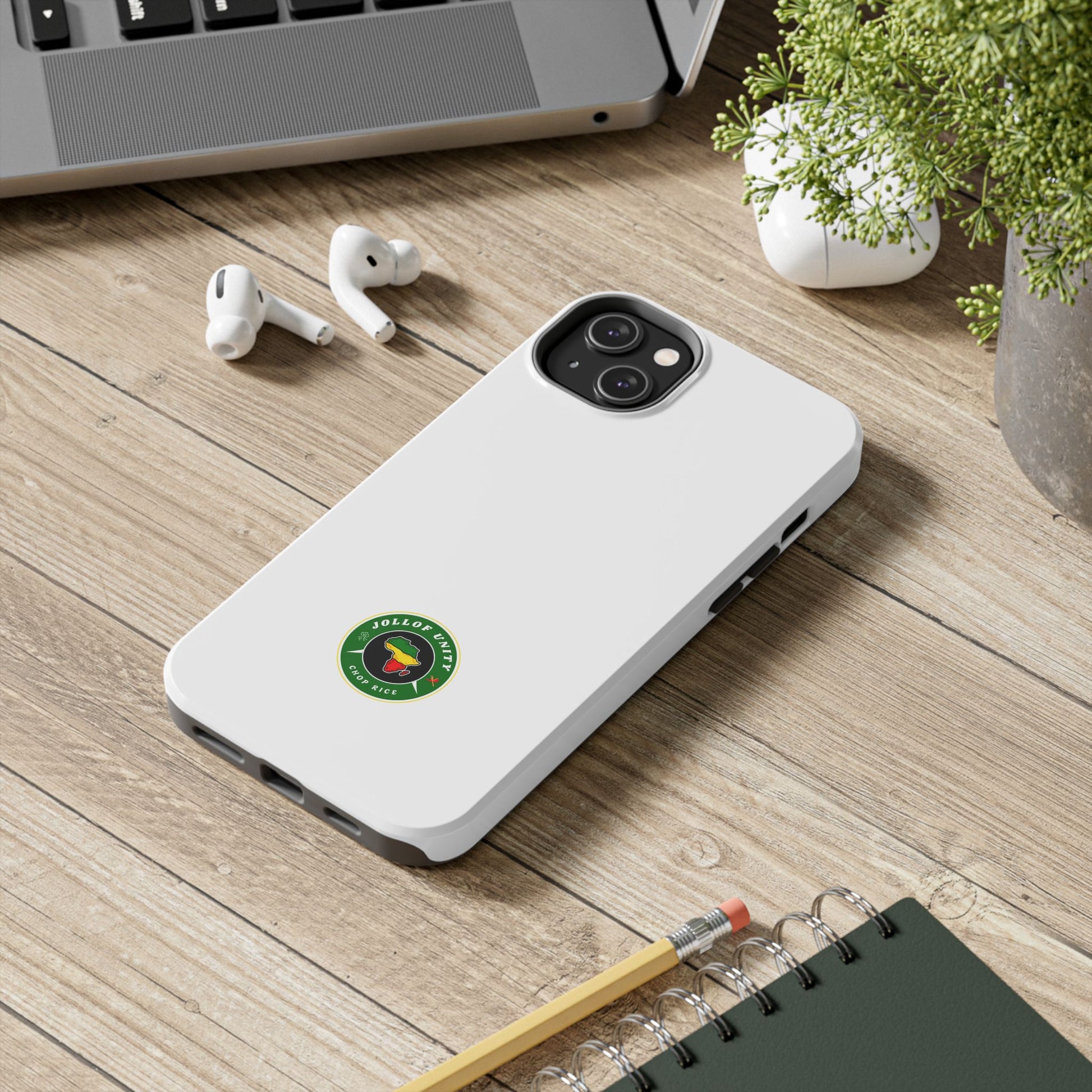 Tough Phone Case — Colorful Retro Badge Design (Durable Protective Phone Cover)