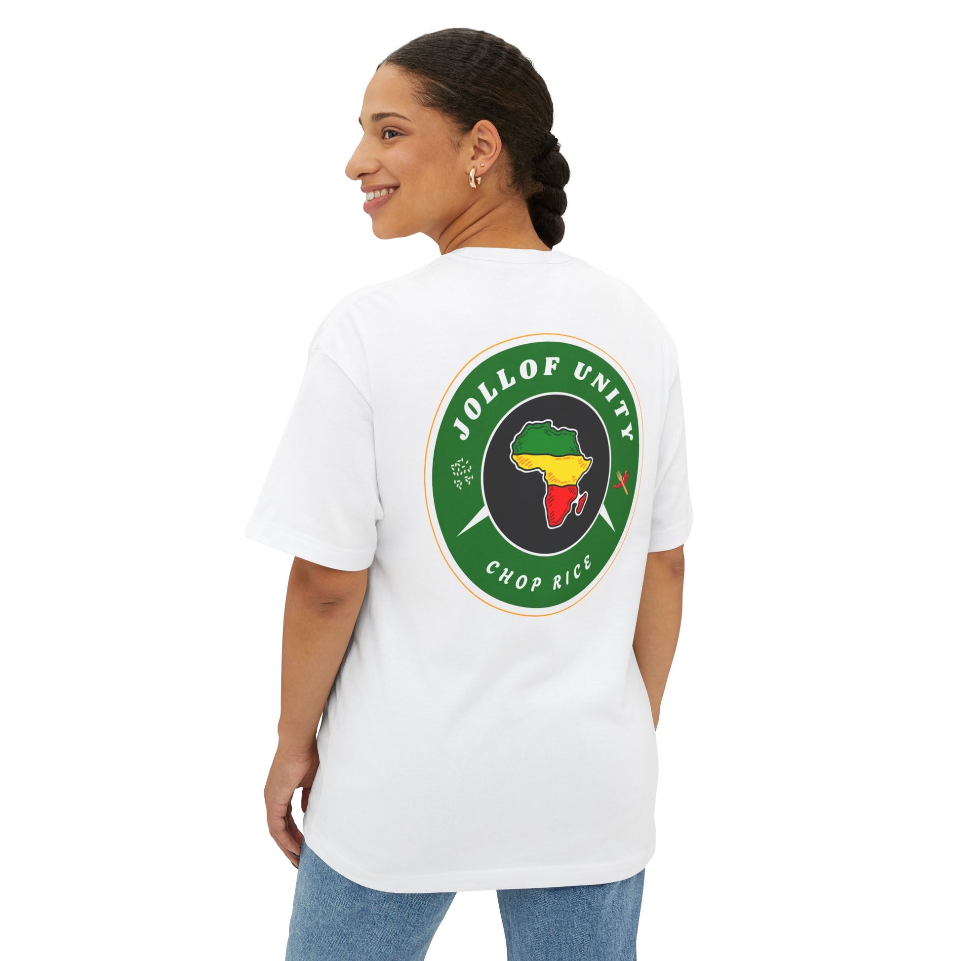 JollofUnity Unisex Oversized Tee