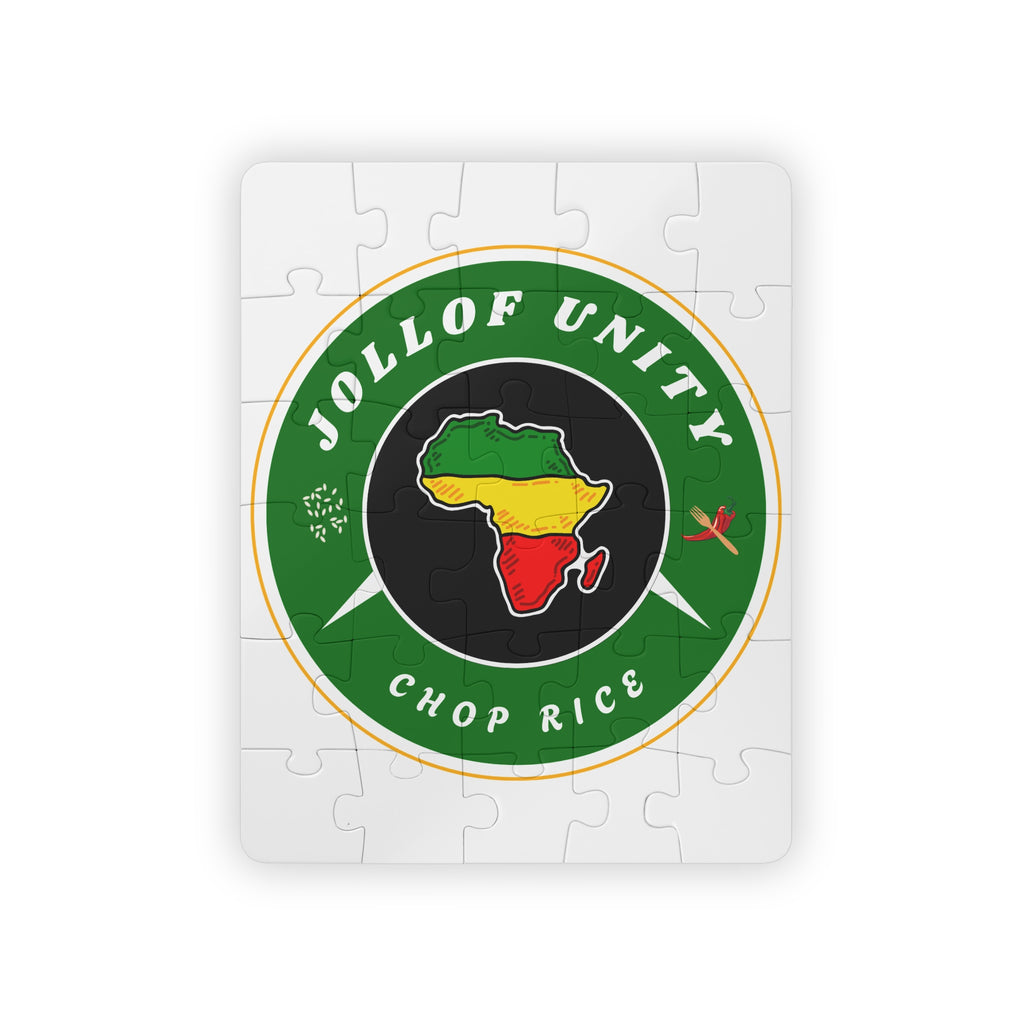 JollofUnity Badge | 30-Piece Puzzle for Kids