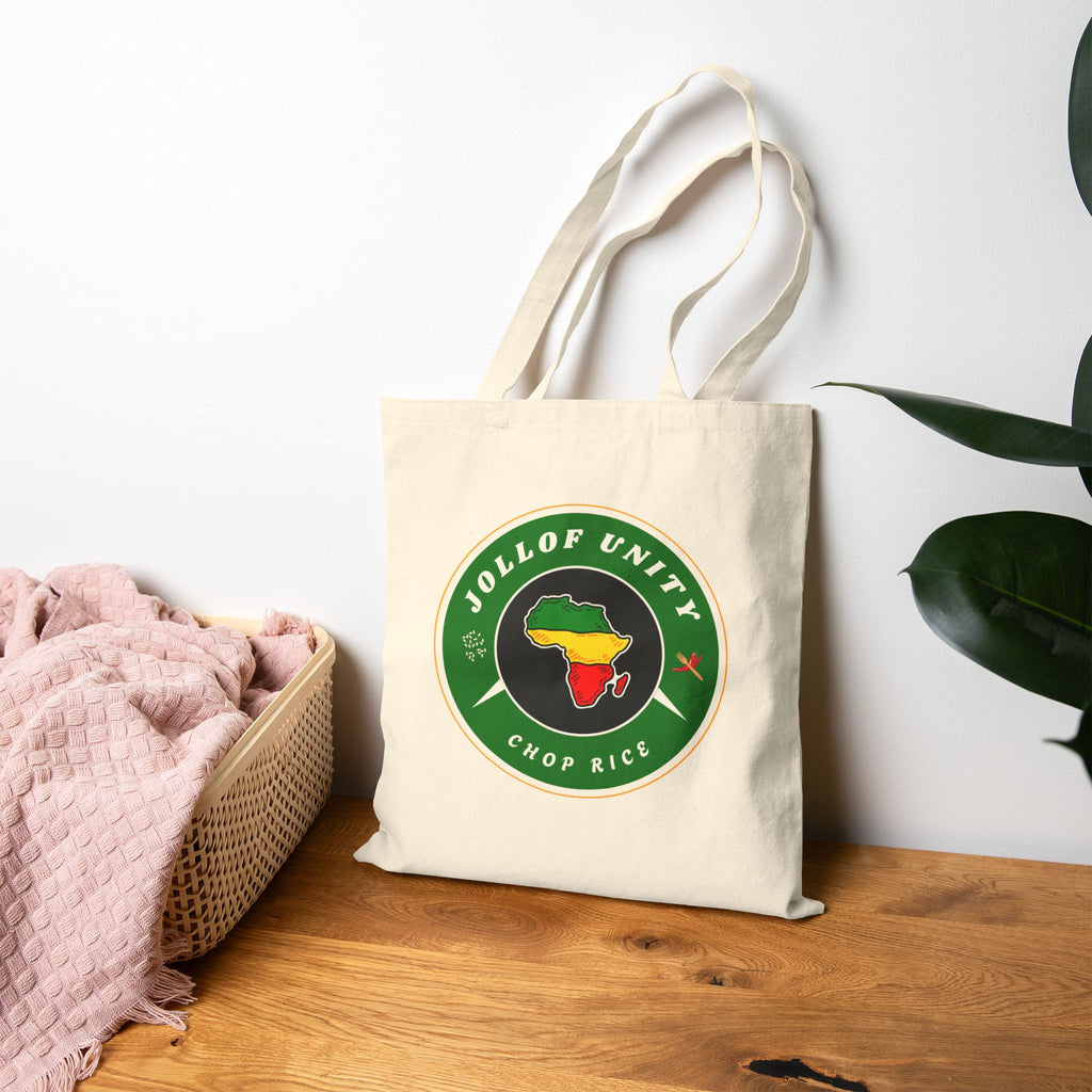 JollofUnity Tote Bag | Eco-Friendly Market Bag